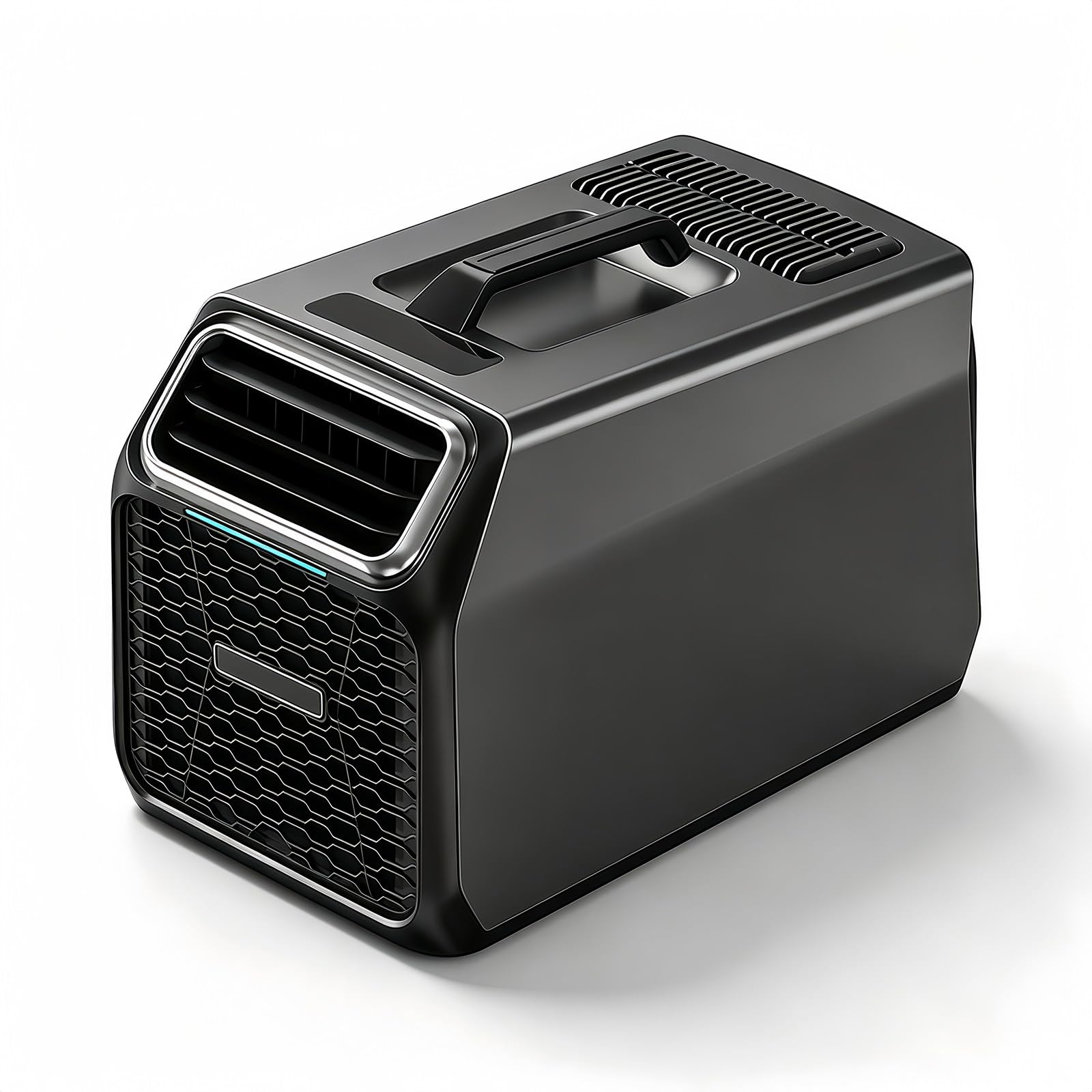 BANGBANGJI 4000BTU Low Power Portable Air Conditioner, Mobile Quiet Small Tent Air Conditioner, with Compressor, Self Evaporation, Timer & Sleep Mode, for RV, Truck, Garage