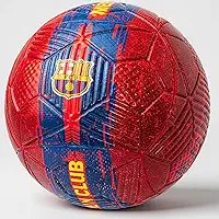 Bola Futebol Oficial Barcelona Time Clube Tamanho Padrão 5 PVC Profissional Masculino Feminino Adulto Junior Juvenil Jogo Campo Society Futsal Grama Sintética e Natural Colorida Resistente Lincenciada