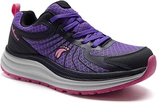 Women's Orthopedic Trail Running Shoes: Comfortable Arch Support Plantar Fasciitis Orthotic Athletic Sneakers, Casual Flat Feet Sports Workout Walking Hiking Shoes for Foot Heel and Pain Relief