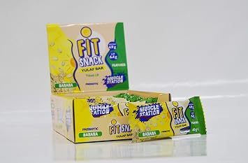 Musclestation Fit Snack Oat Bar Banana Box of 24