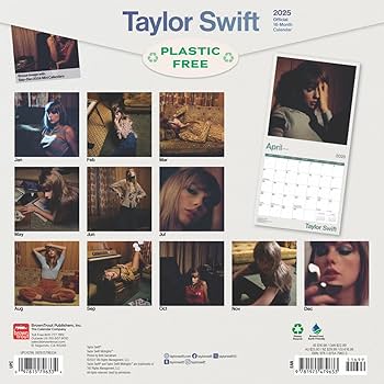 Taylor Swift / テイラー・スウィフト 2025年カレンダー 2 Amazon | ブラウントラウト 2025年 テイラー・スウィフト 公式