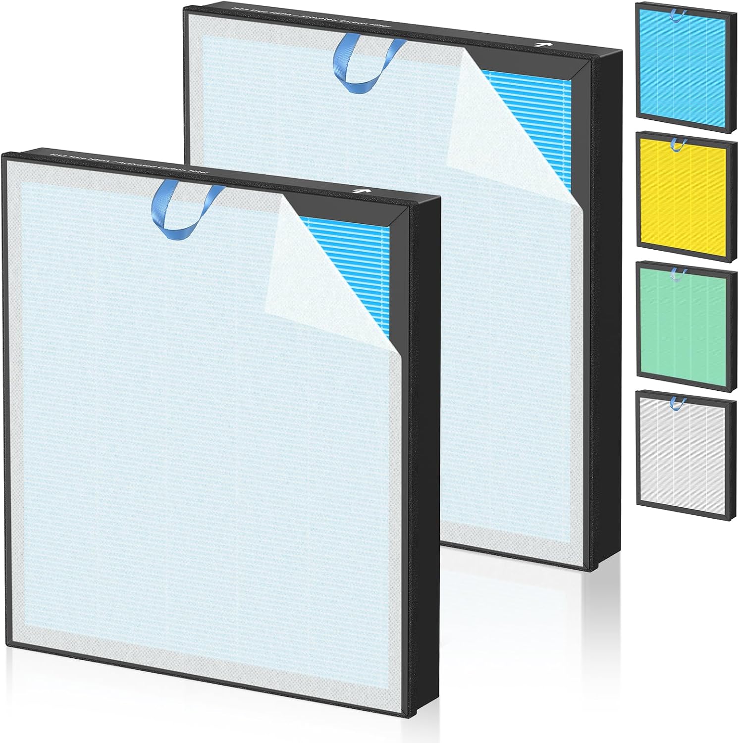 Vital 100S Smoke Remover Replacement Filter for LEVOIT Vital 100S and Vital 100S-P Air Purifier, HEPA and High-Efficiency Activated Carbon Filter, Vital 100S-RF-SR