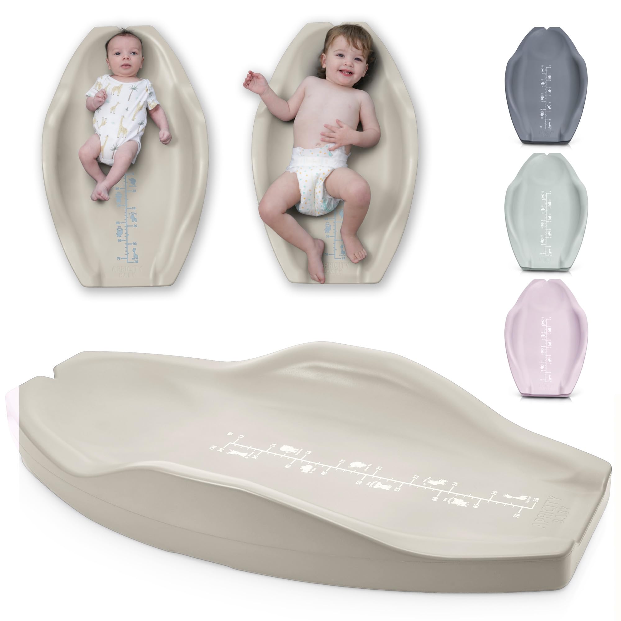 Keekaroo Peanut Changing Pad Wooden Baby Changing Table, Infant