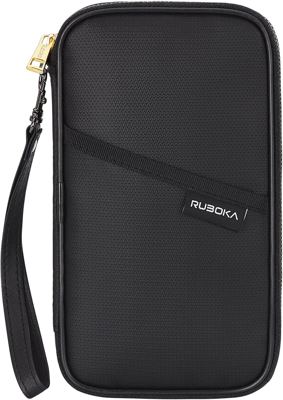 rubokaFire-resistant RFID Blocking Passport Holder Wallet (4.3inx8.6in), Family Multiple Passport Holder Cover Money Wetting proof, Travel Organizer Credit Card Clutch Bag