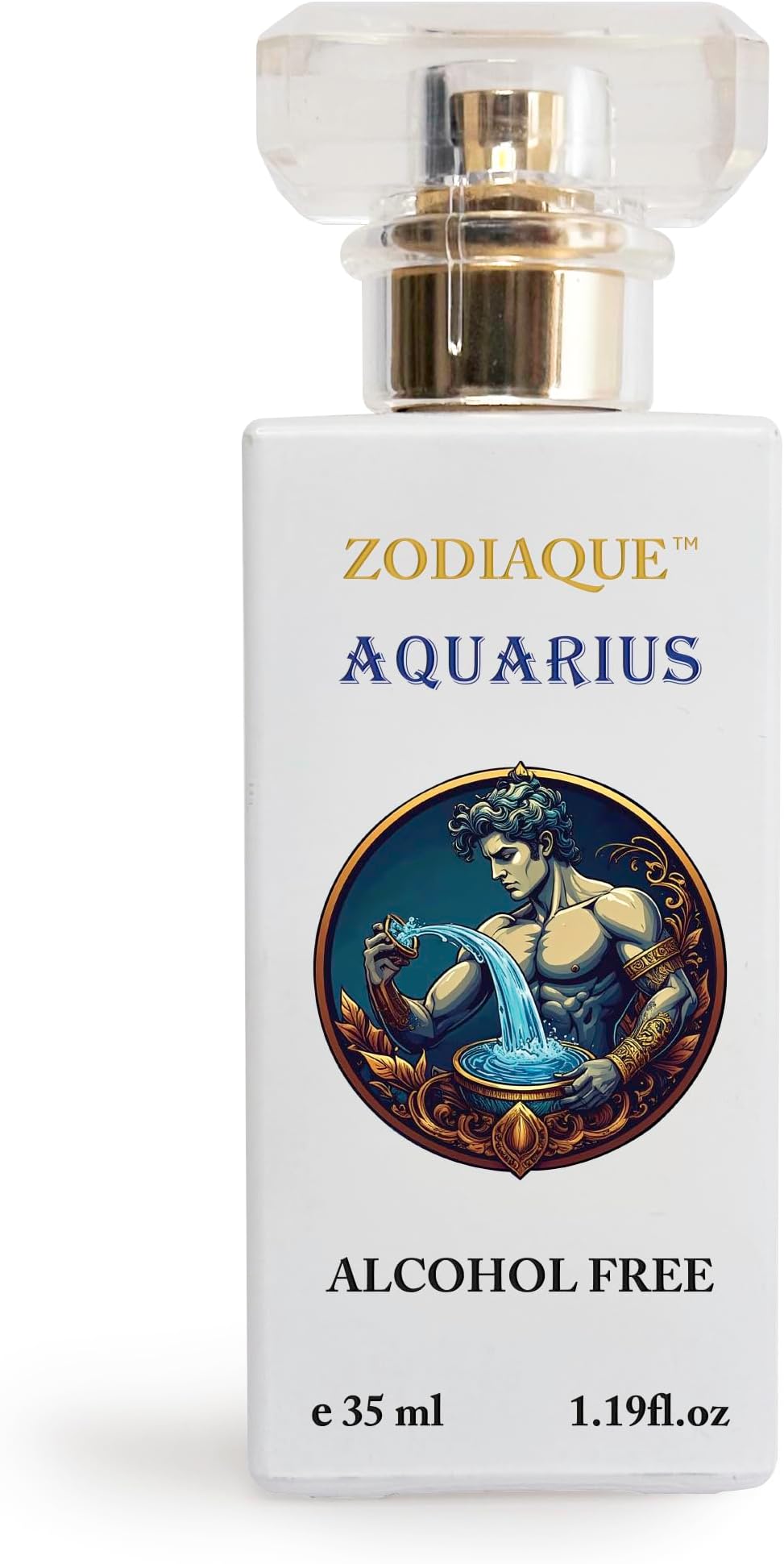 - Zodiac Aquarius Eau De Parfum (EDP) - 35 ml | Unisex Water Based Perfume for Him and Her | Alcohol Free Clean Perfumes Long Lasting Spray Perfume