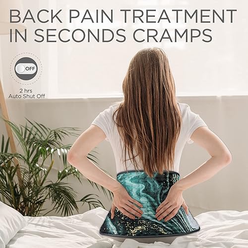 Miniatura 3 de Actualización 2025 Almohadilla térmica XL para dolor de espaldahombrocuellorodillapiernas, calambres y alivio de la artritis, 6 ajustes de