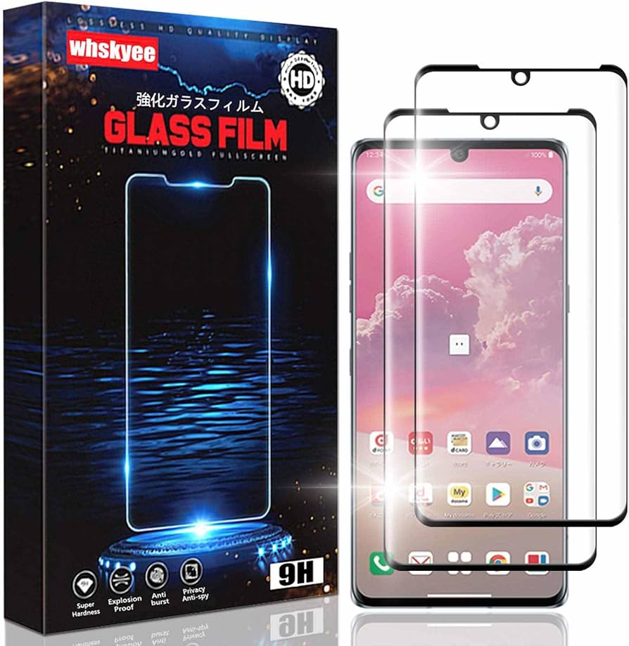 Amazon.co.jp: 【2枚セット】for LG VELVET L-52A ガラス