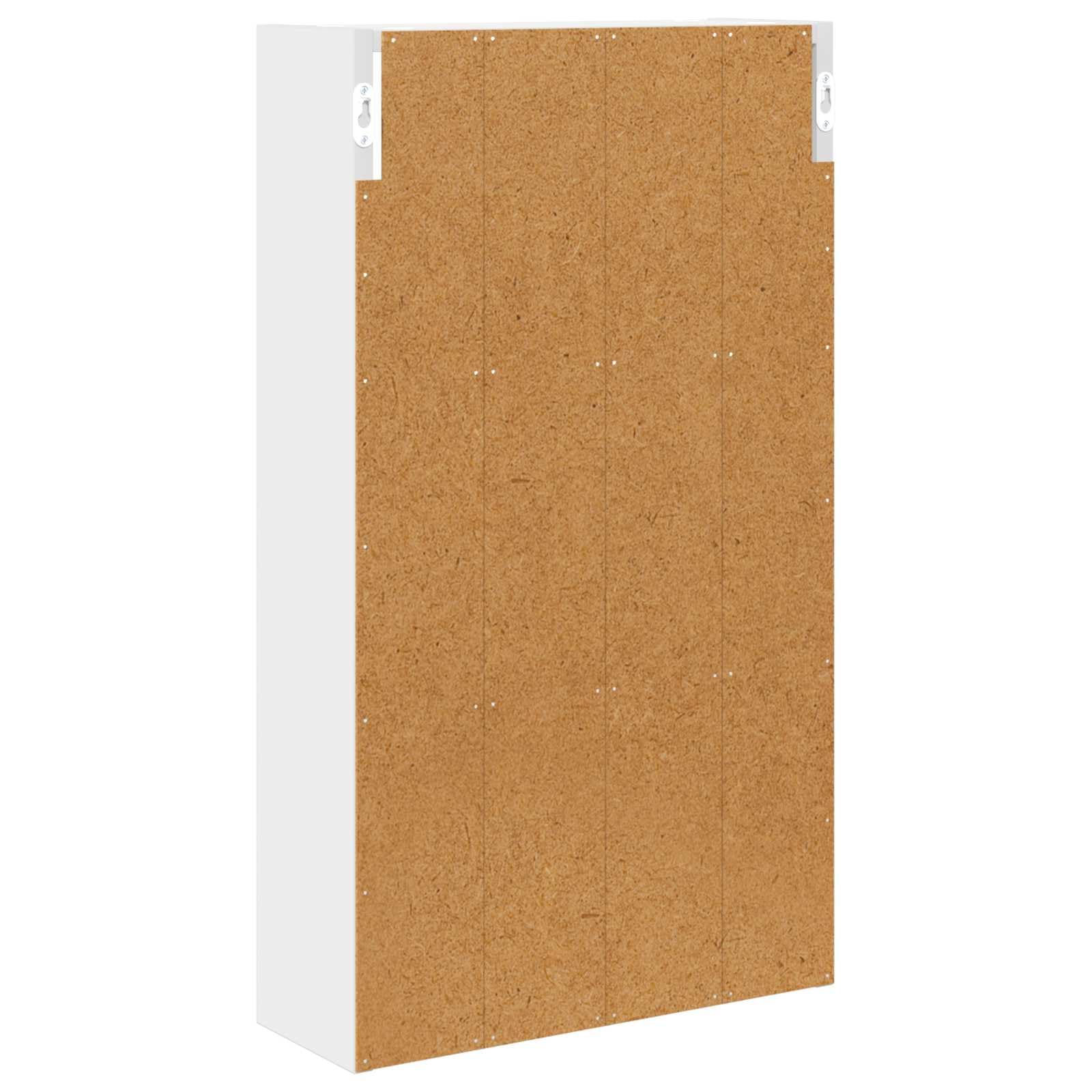 Armario de pared para cuarto de baño, color blanco, de madera de 40 x 14 x 70 cm, con 2 estantes, montado en la pared para muebles de baño, espacio de almacenamiento y orden en el inodoro de