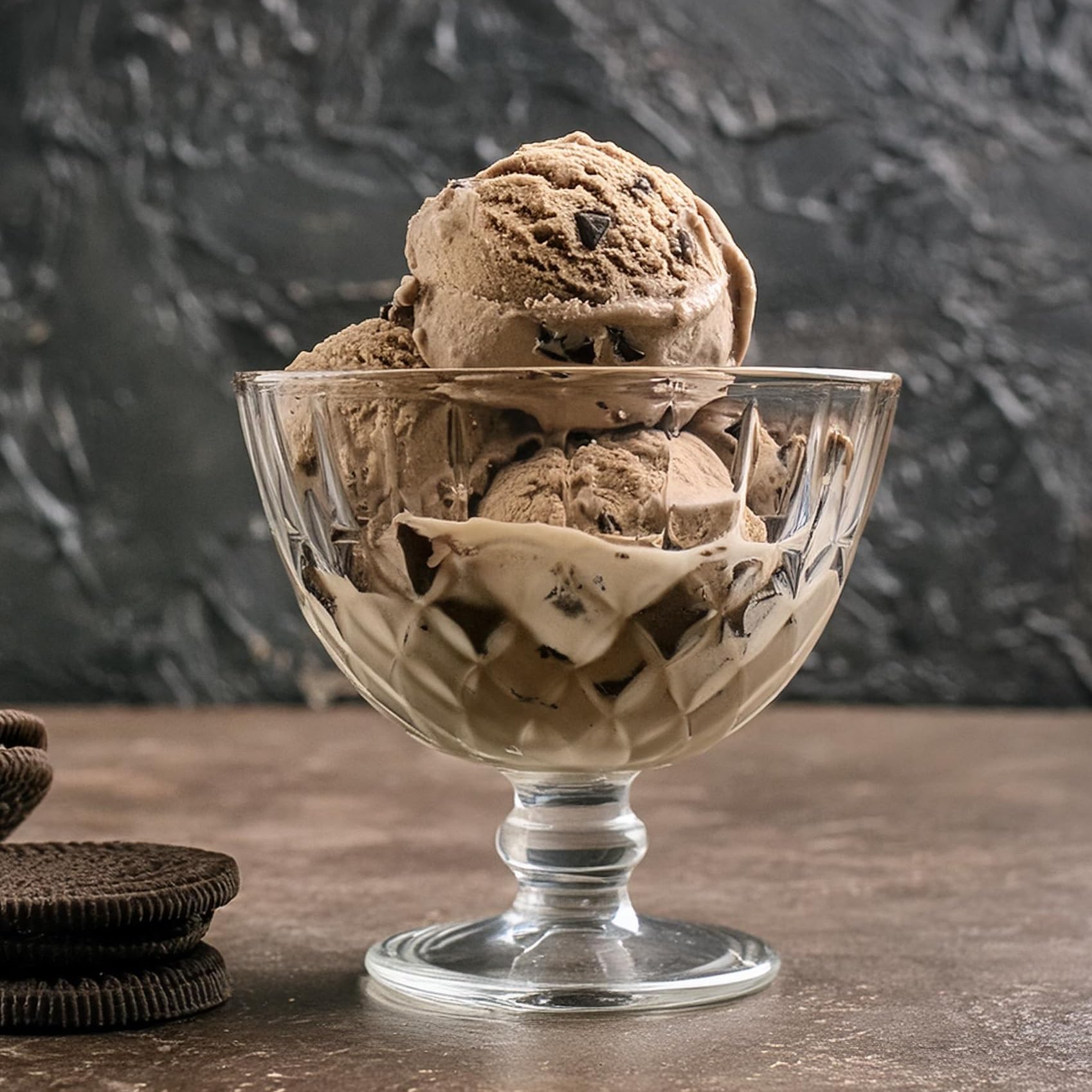 Glasmark KROSNO 1992 Coppa Vetro Per Dessert Gelato Set Di 6 Coppe 300 ml Transparente Per Casa Ristorante Ricevimenti Adatto Alla Lavastoviglie