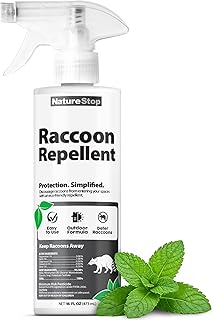 Raccoon Repellent Spray, Long-Lasting Repellent for Outdoor Use, 16 oz (475mL)