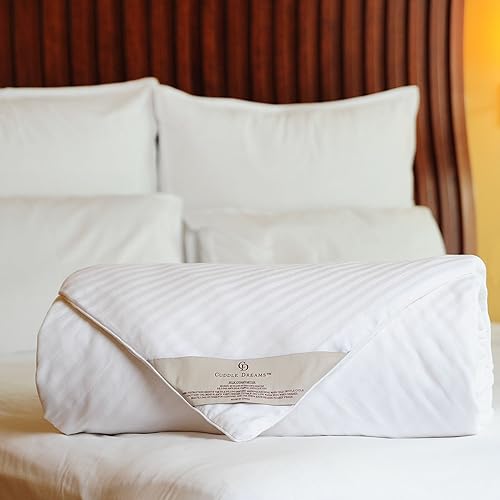 CUDDLE DREAMS Edredón de seda para primaveraveranootoño, 100% relleno de seda de hilo largo, natural y transpirable (tamaño queen)