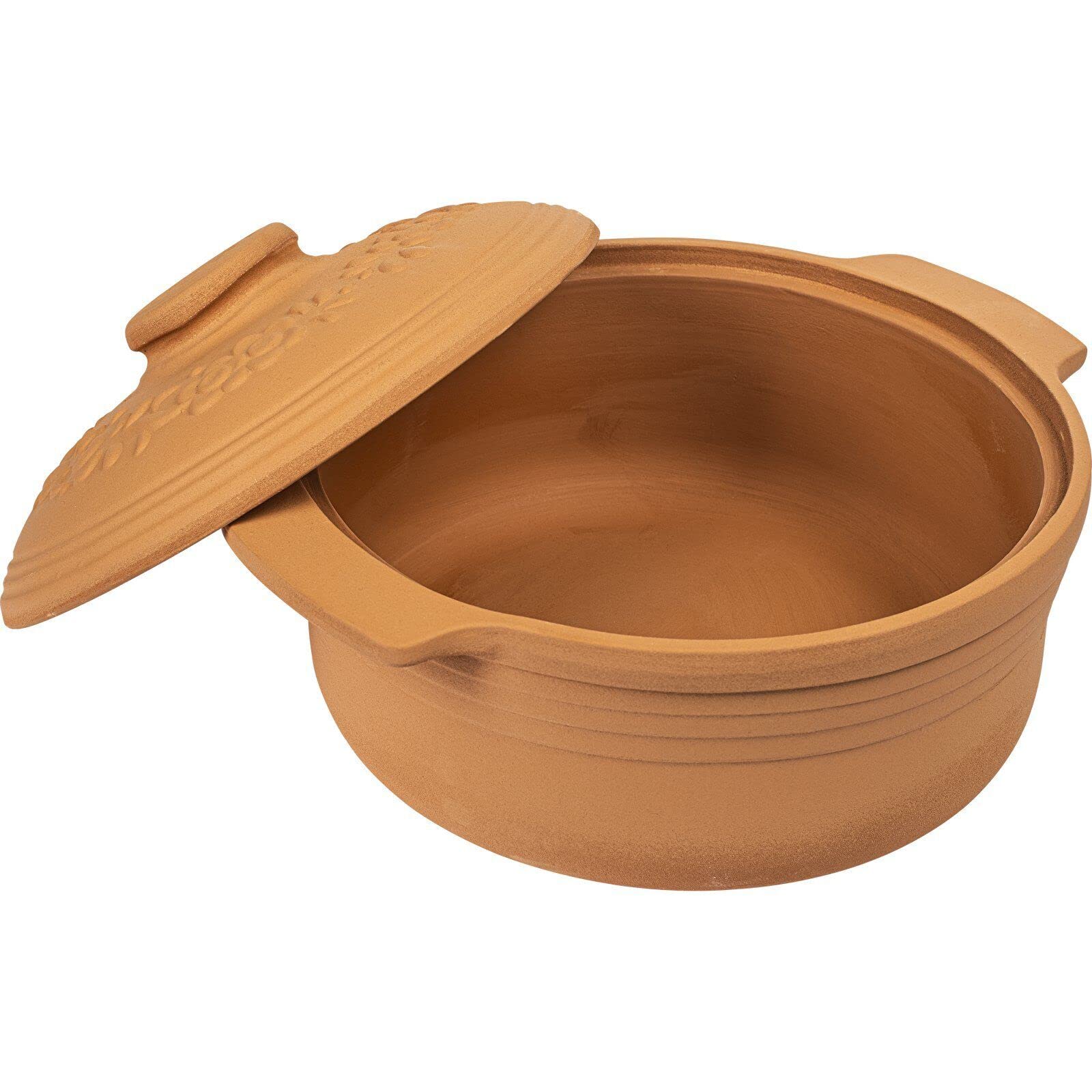 Plat de Cuisson en Argile 4L - Ustensiles de Cuisine en Argile