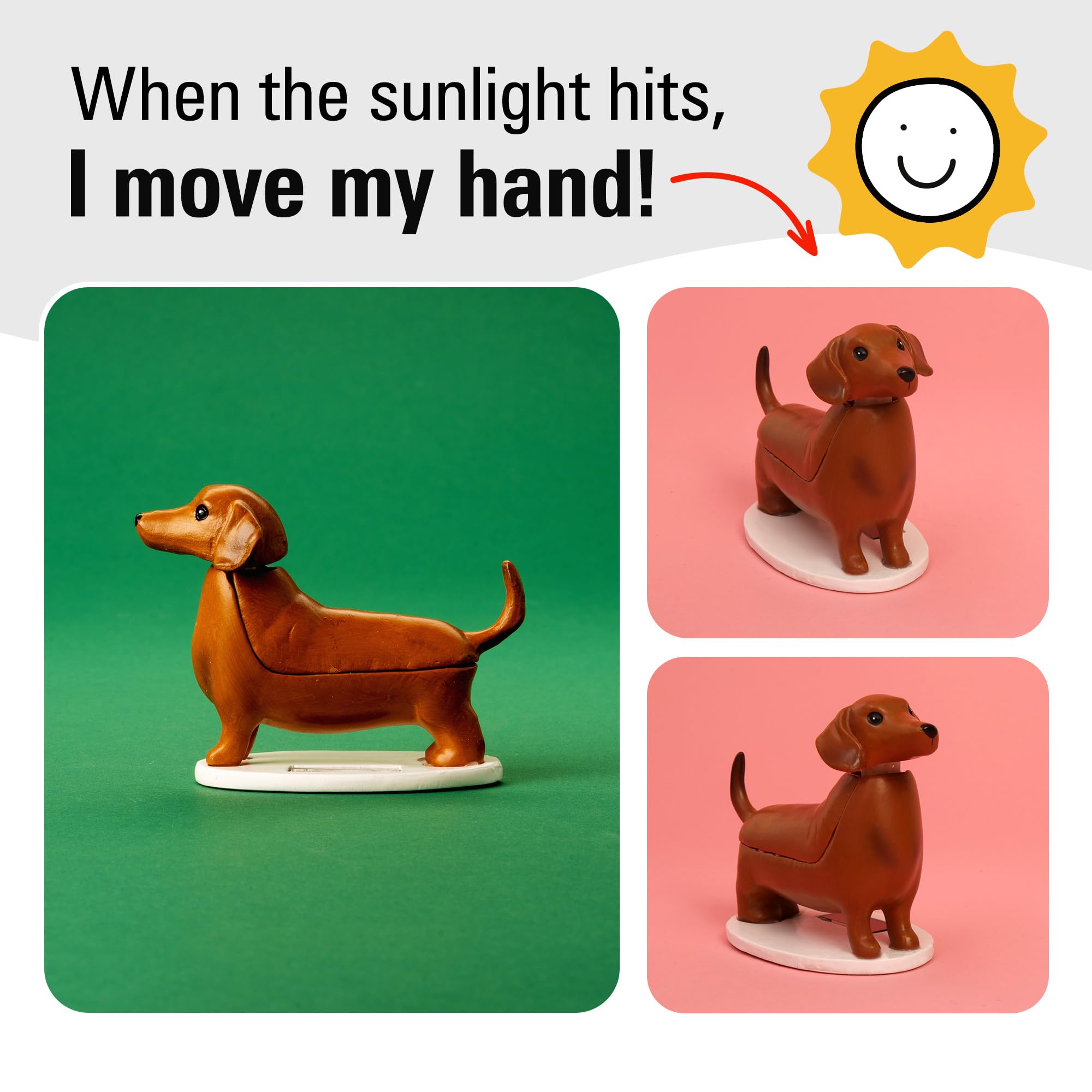 Amazon.co.jp: KIKKERLAND Boudewijn Solar Dachshund ソーラー