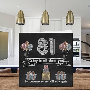 Amazon.com : Stuff4 Funny 81st Birthday Cards for Men Woman