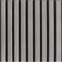 Commomy 10pcs Faux Wood Wallpaper Tiles, Peel and Stick on Tiles, 11.8" x 11.8" Wood Look Wall Decoration for Kitchen, Bathroom, Balcony, Bedroom and Living Room