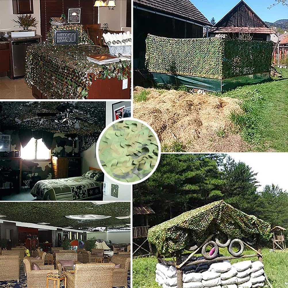 Generisch Verstärktes Sonnenschutznetz für Garten, Schießsport und Jagd – Geräuschlose Tarnabdeckung für Fotografie, Fahrzeugschutz, Außendekoration und Wildtierbeobachtung.