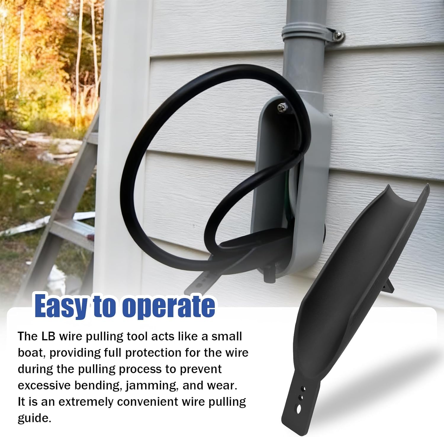 LB Wire Pulling Tool, Replaceable for Rack-A-Tiers LB Wire Guide (42200) Use with PVC LB Fitting