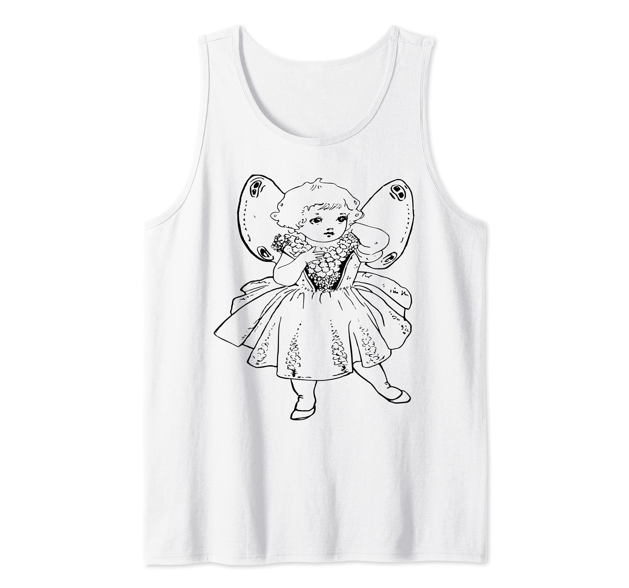 Fairy Doll Tank Top, White, S