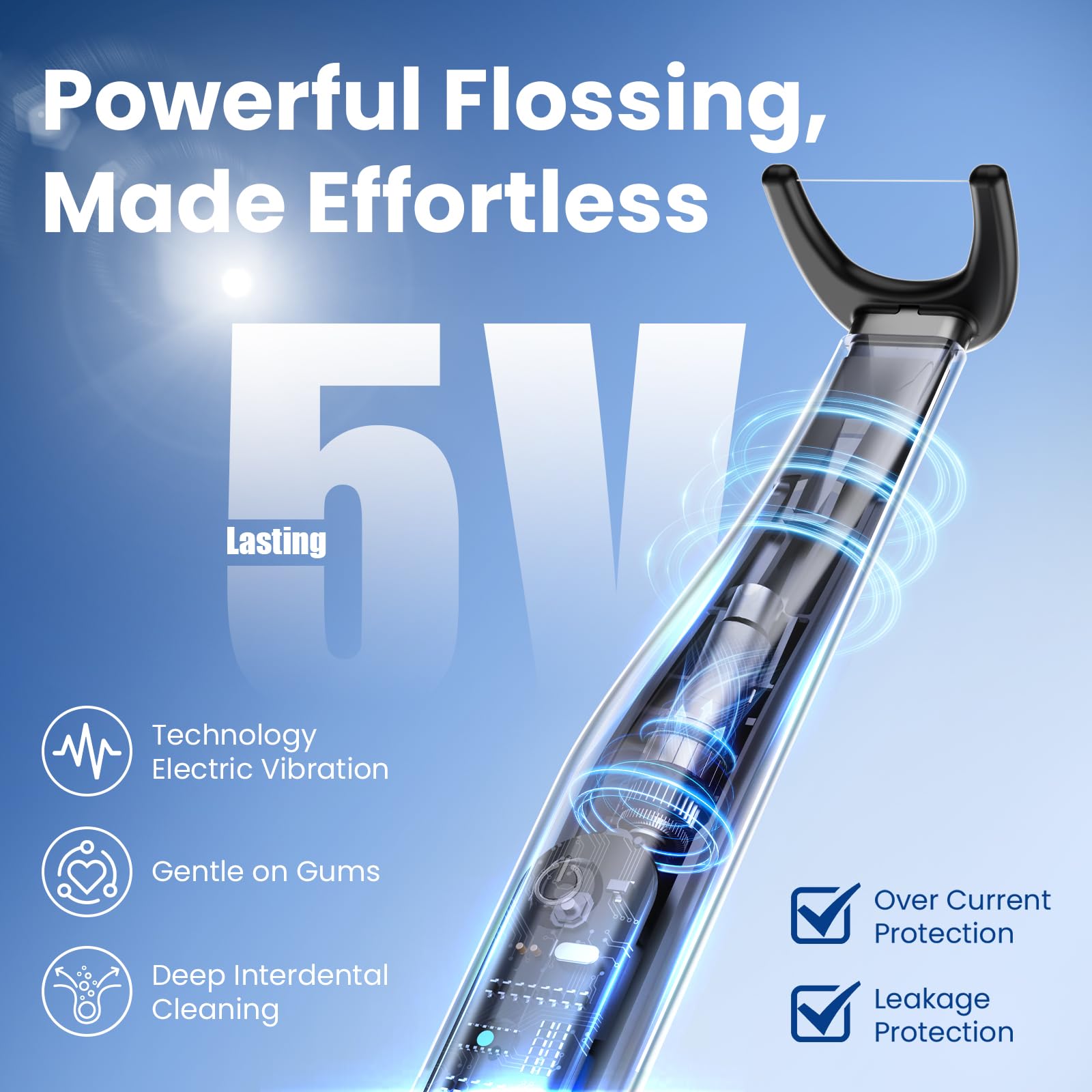 Electric Flosser - Portable & Rechargeable -2 Electric Flosser - Portable & Rechargeable -2