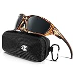 suoso Sports Polarized Sunglasses for Men: Womens UV400 Protection Sun Glasses Wrap Around Goggles for Fishing Driving TR90