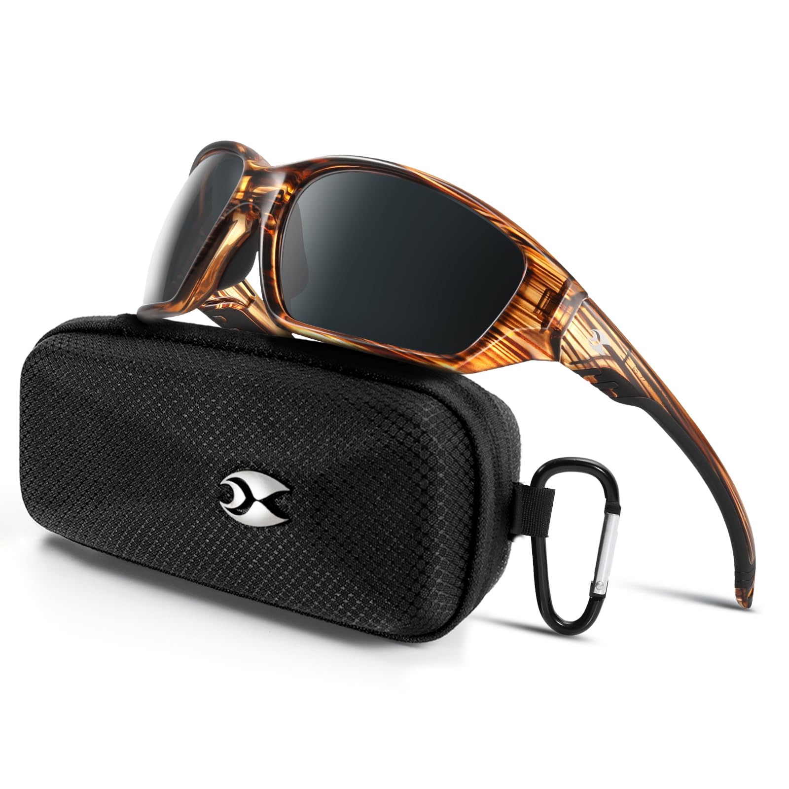 suoso Sports Polarized Sunglasses for Men: Womens UV400 Protection Sun Glasses Wrap Around Goggles for Fishing Driving TR90