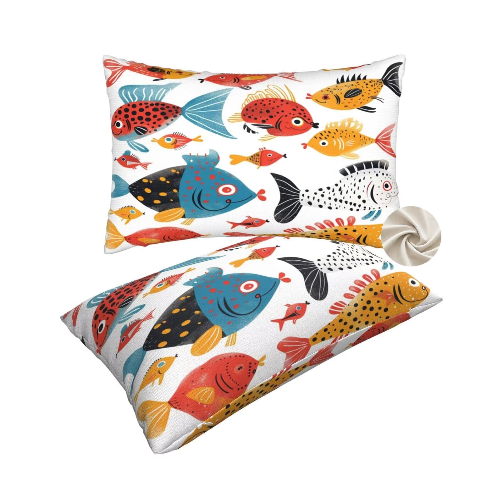 Housses de coussin bleu marine 50x60 cm géométriques pour taies d'oreillers et coussin canapé