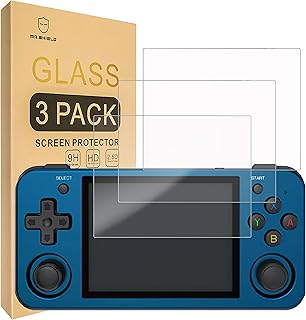 Mr.Shield [3-PACK] Screen Protector For Anbernic RG353M [Tempered Glass] [Japan Glass with 9H Hardness] Screen Protector with Lifetime Replacement