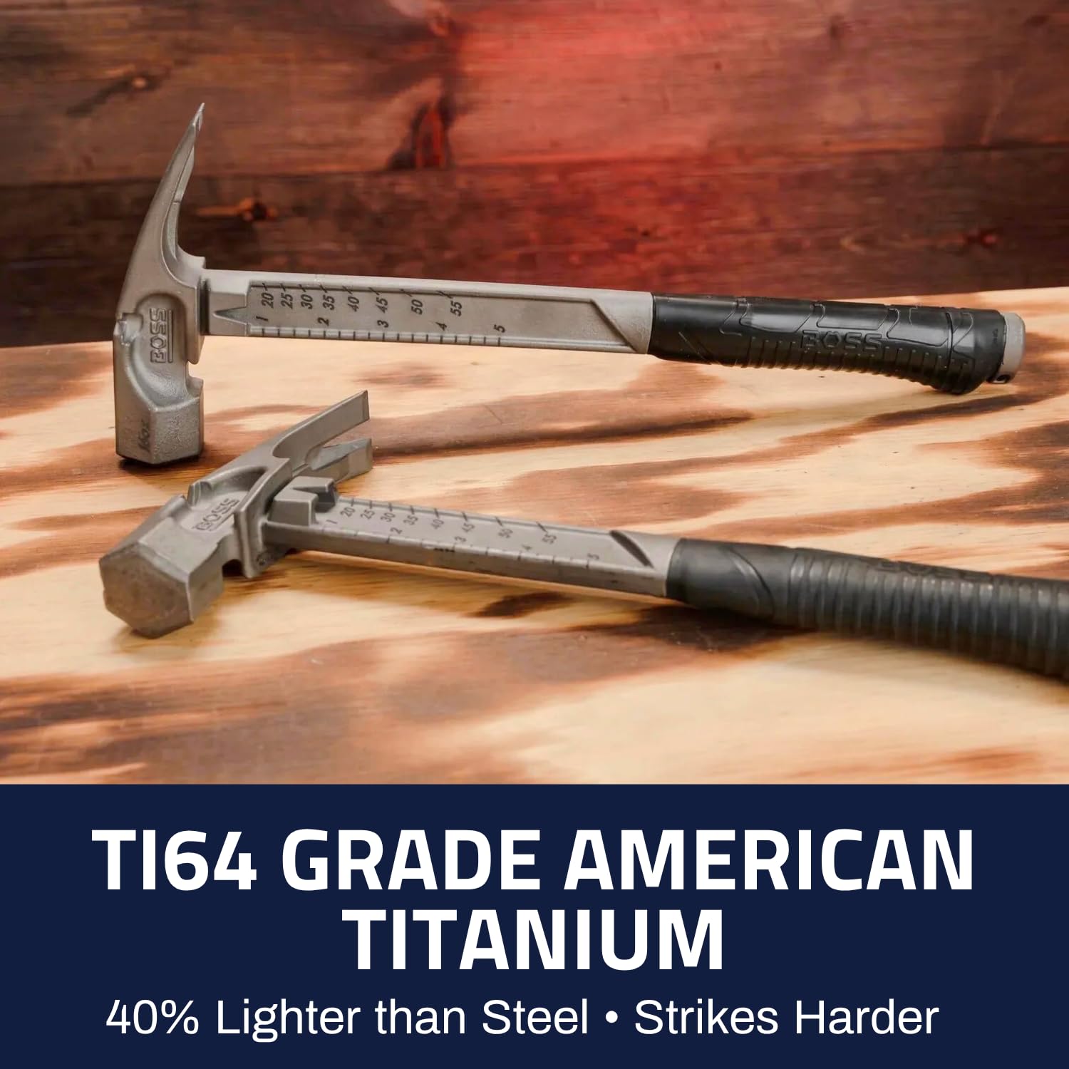 Hammer Boss ボス 27cmワイド 日本未発売 ハンマー Titanium Framing Hammers - Multipurpose - Made in USA | Boss