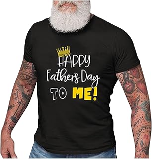 Father's Day Funny 903 Women's Casual Short Sleeve O-Neck Tops Printed T-Shirt upes Womans Blades Cut Workout Tube Work Ta...
