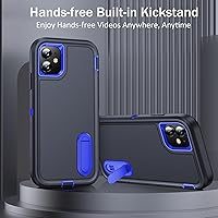 Vista 3 de BaHaHoues Funda para iPhone 11 con Soporte Integrado, Cubierta Protectora de Grado Militar a Prueba de Golpes/Caídas para iPhone 11 de 6.1 pulgadas