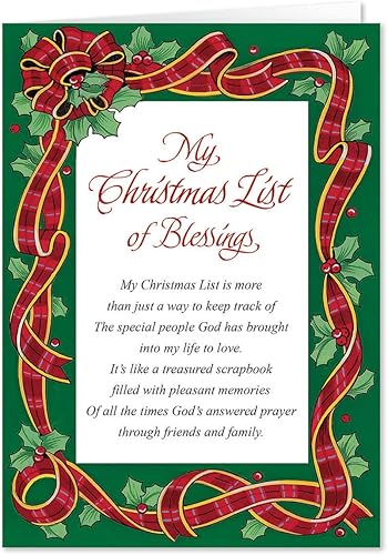 Miniatura 2 de My Christmas List Christmas Card Set of 20
