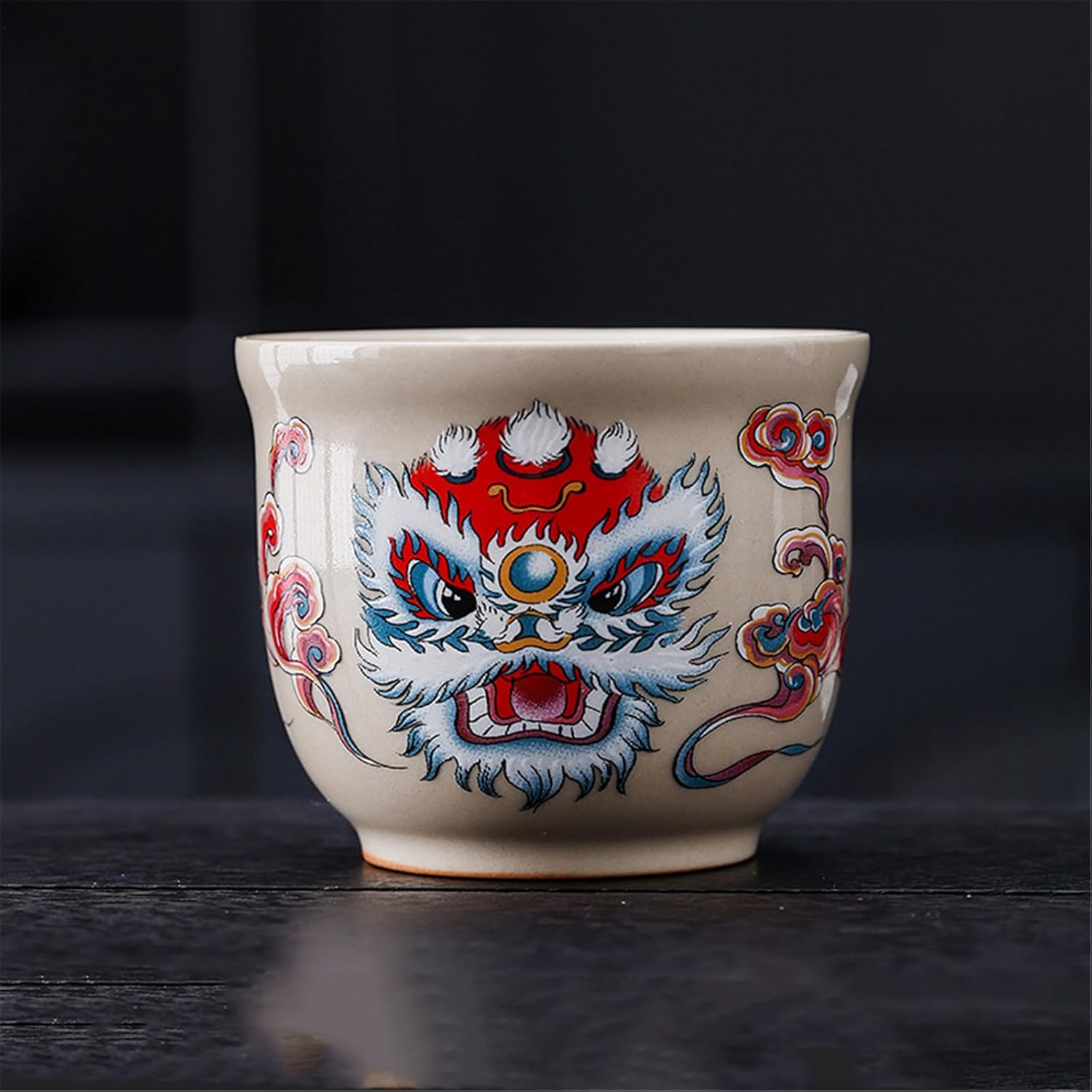 Handcrafted Qinghua Gaiwan Tea Cup Classic Gongfu Tea Ware-style2