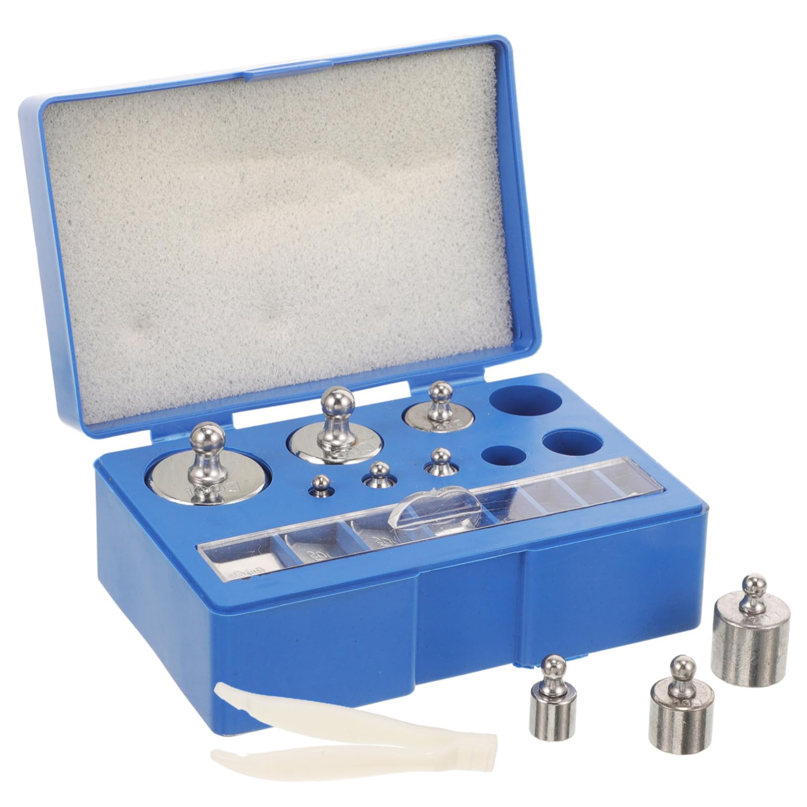 SOESFOUFU 10mg-100g Grams Calibration Weights Set Precision Steel Weights for Kitchen Scale