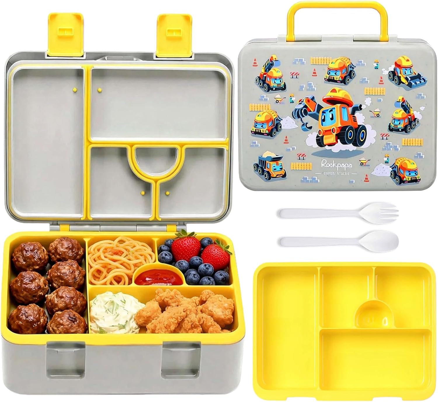 Rockpapa Cups Bento Lunch Box Kids