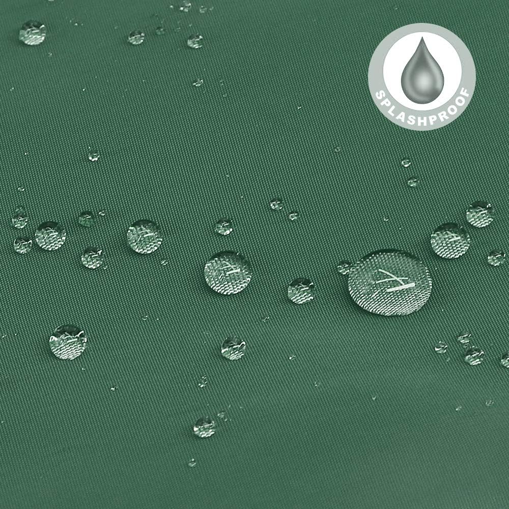 Didog Waterproof Dog Winter Jacket with Turtleneck Scarf,Pets Cold Weather Coats with Soft Warm Fleece Lining,Windproof Snowsuit Outdoor Apparel for Medium Large Dogs,Green : Pet Supplies