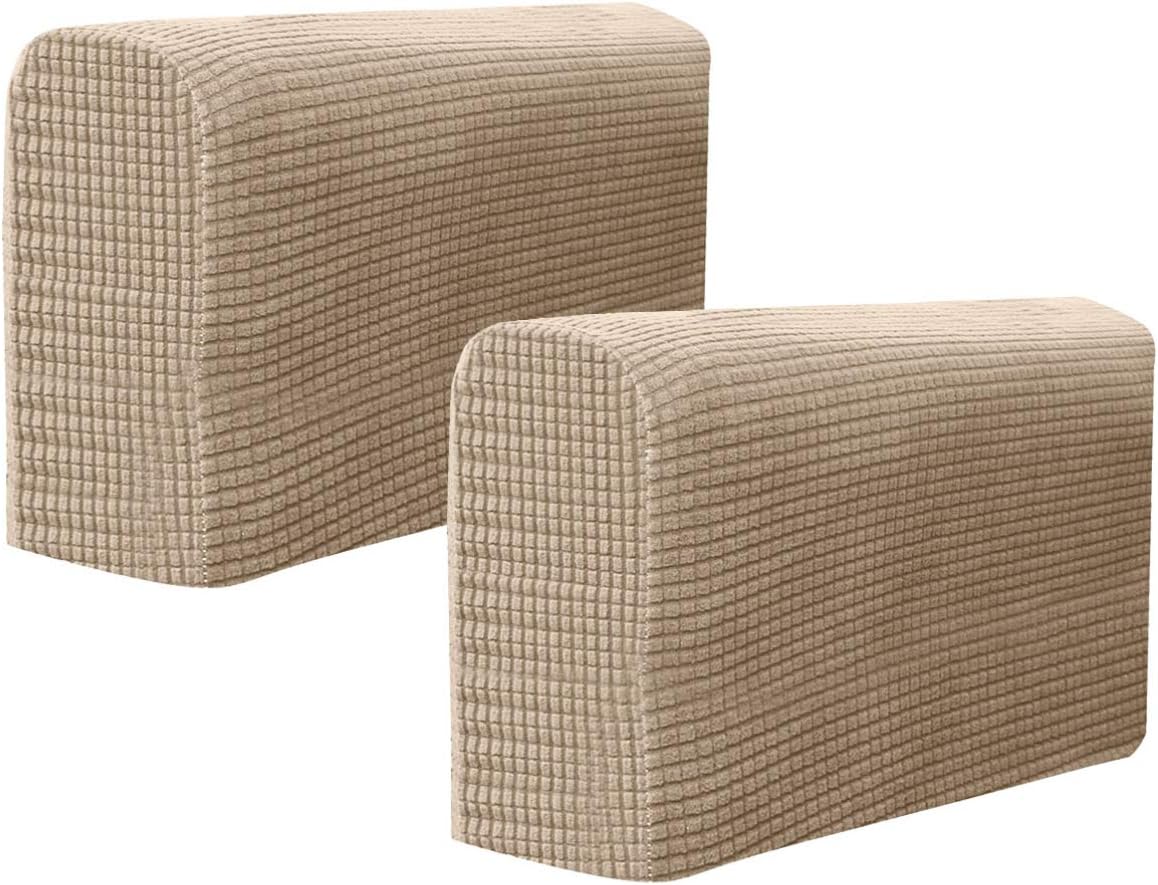 BESPORTBLE Chair Arm Protectors Sofa Armrest Cover Stretch