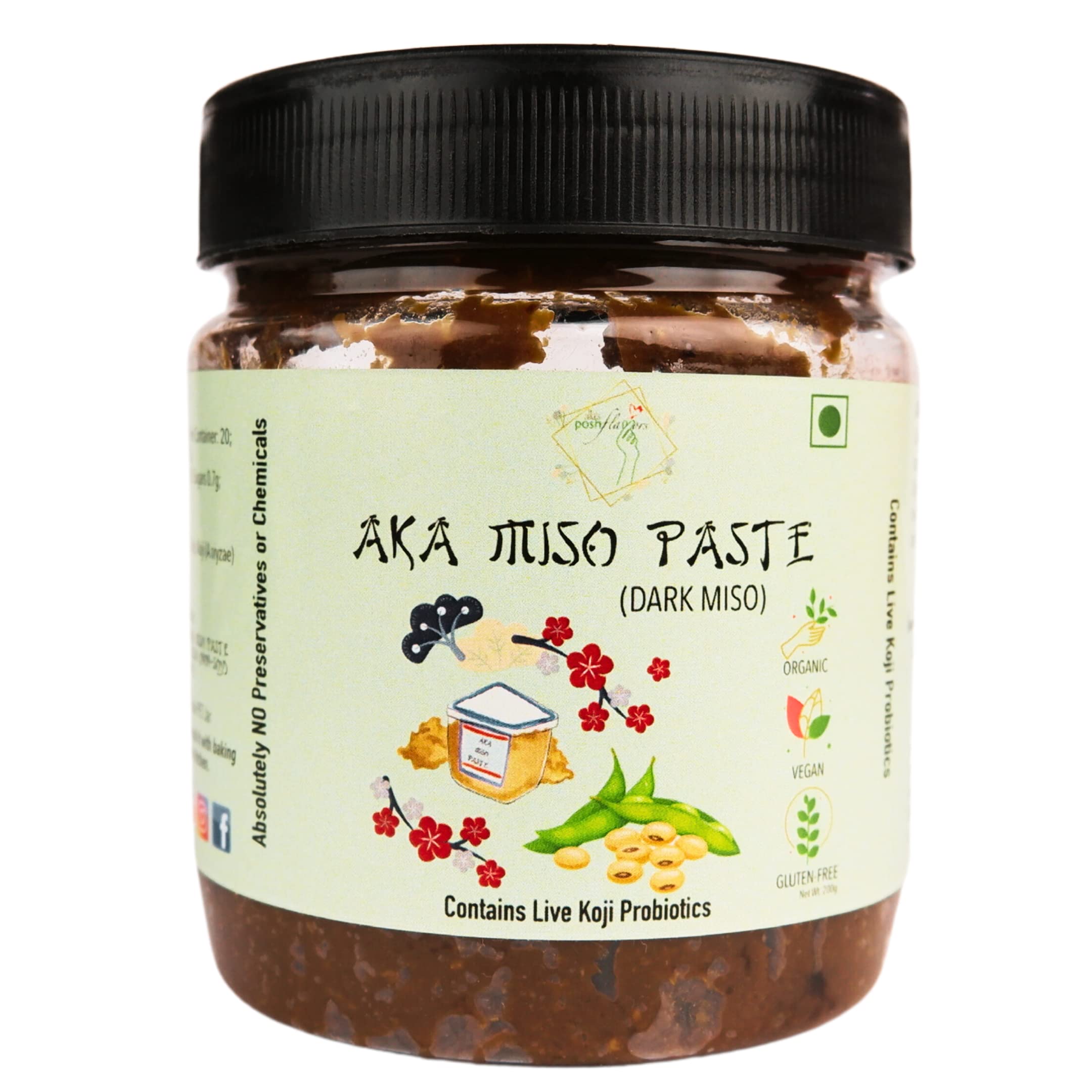 Buy Alla's Posh Flavors Dark Soy Aka Miso Paste Authentic Japanese