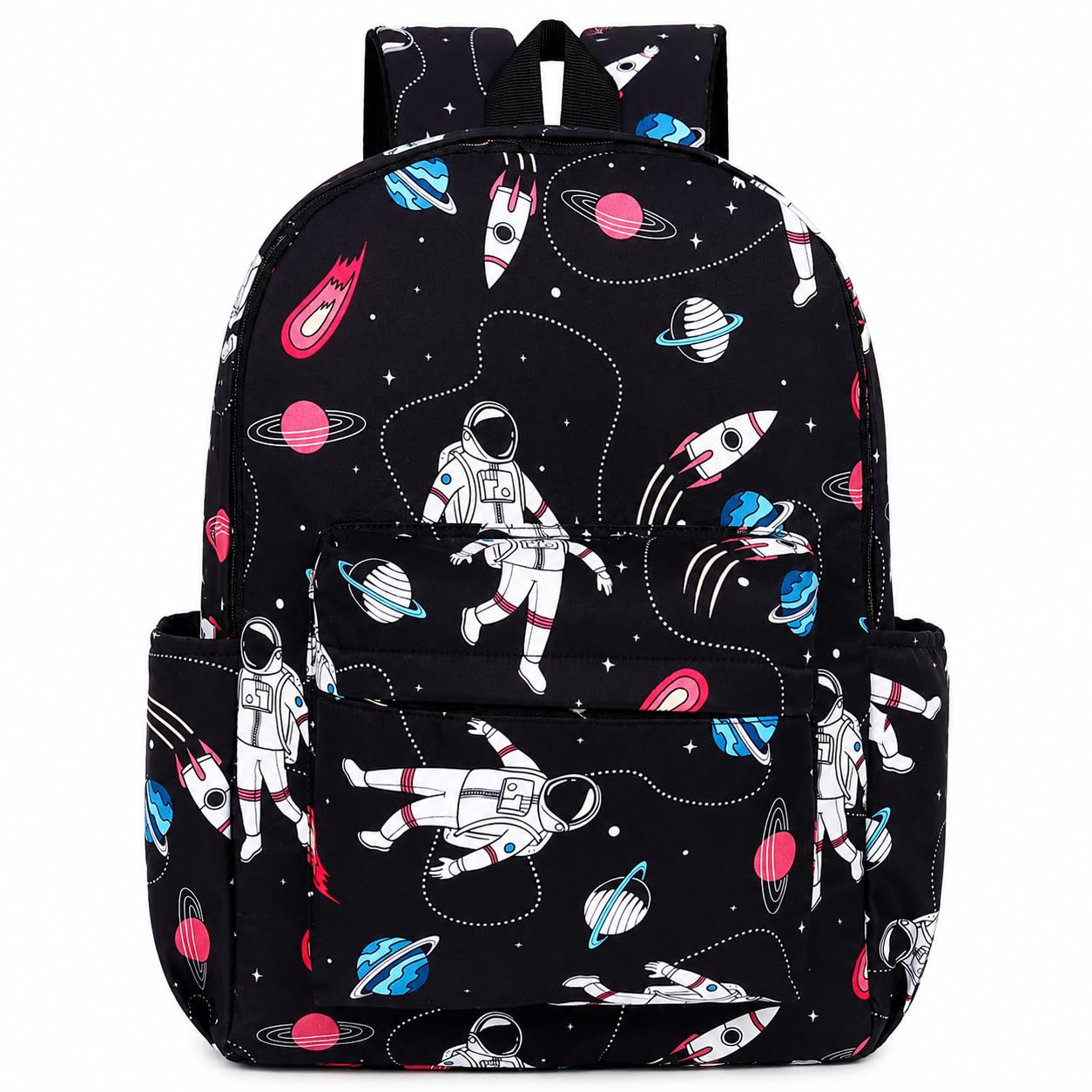 20L Backpack School Bag For Travel With Bottle Compartment | Trendy Water Resistant High Storage Bag For Men & Women | Boys & Girls Laptop Printed Backpack For College Gift-image-7