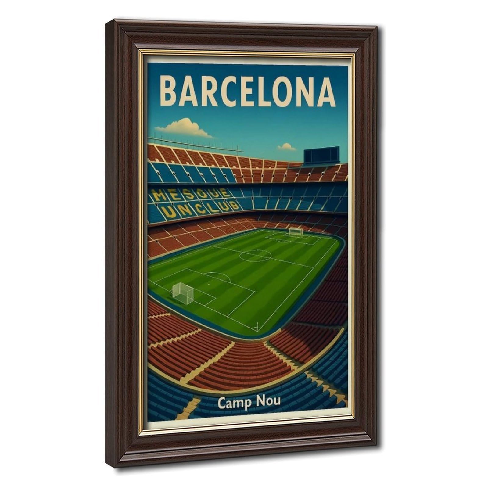 Bareronor Camp Nou Canvas Poster for Bedroom Decor Gift