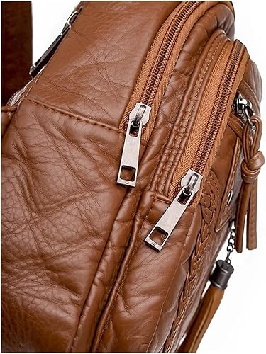 Miniatura 5 de Bolsos de pecho para mujer, bolso de hombro vintage para mujer, bolso de hombro retro para teléfono móvil, bandolera clásica