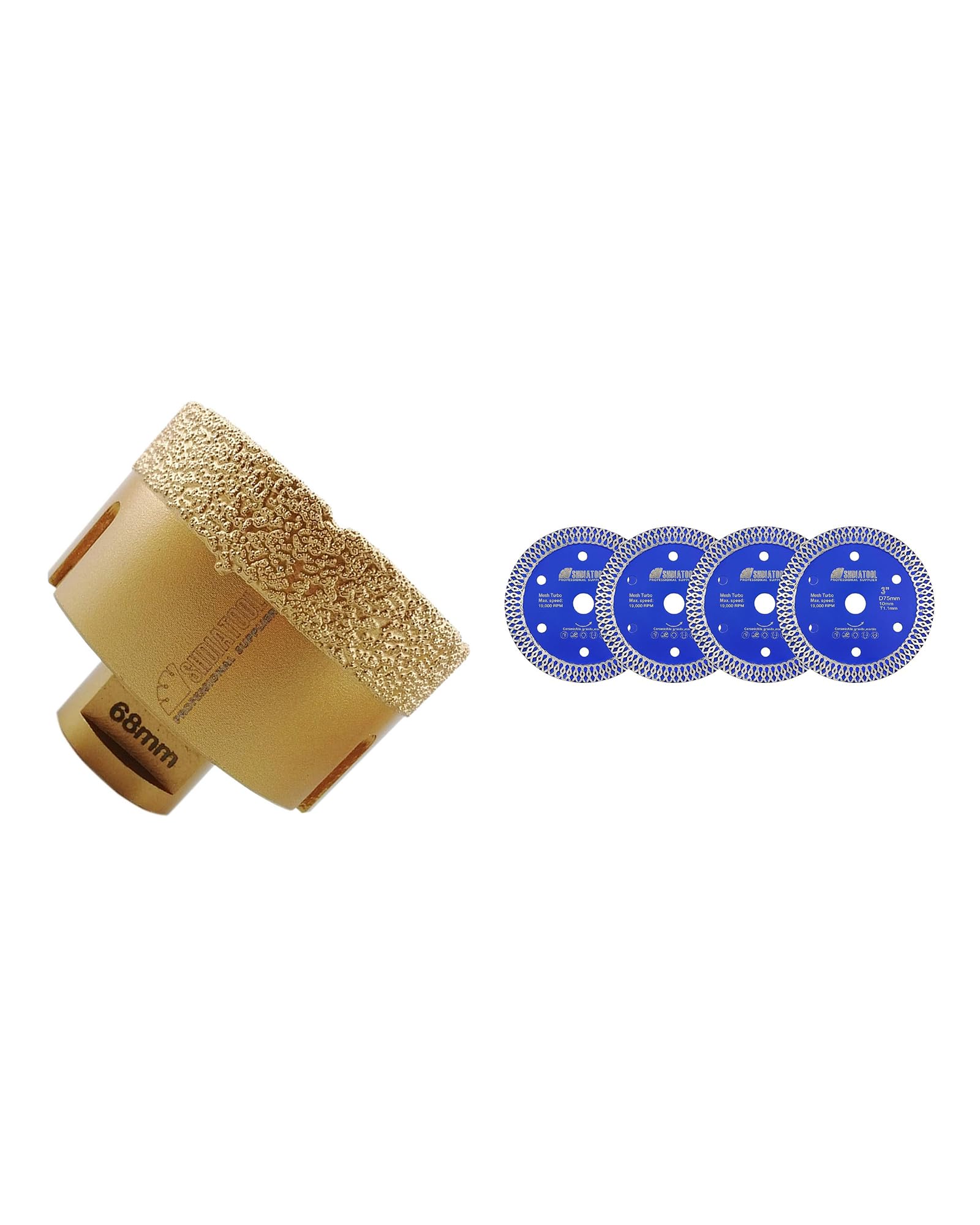 SHDIATOOL Forets Diamant Haute Vitesse et Disque de Tronçonner