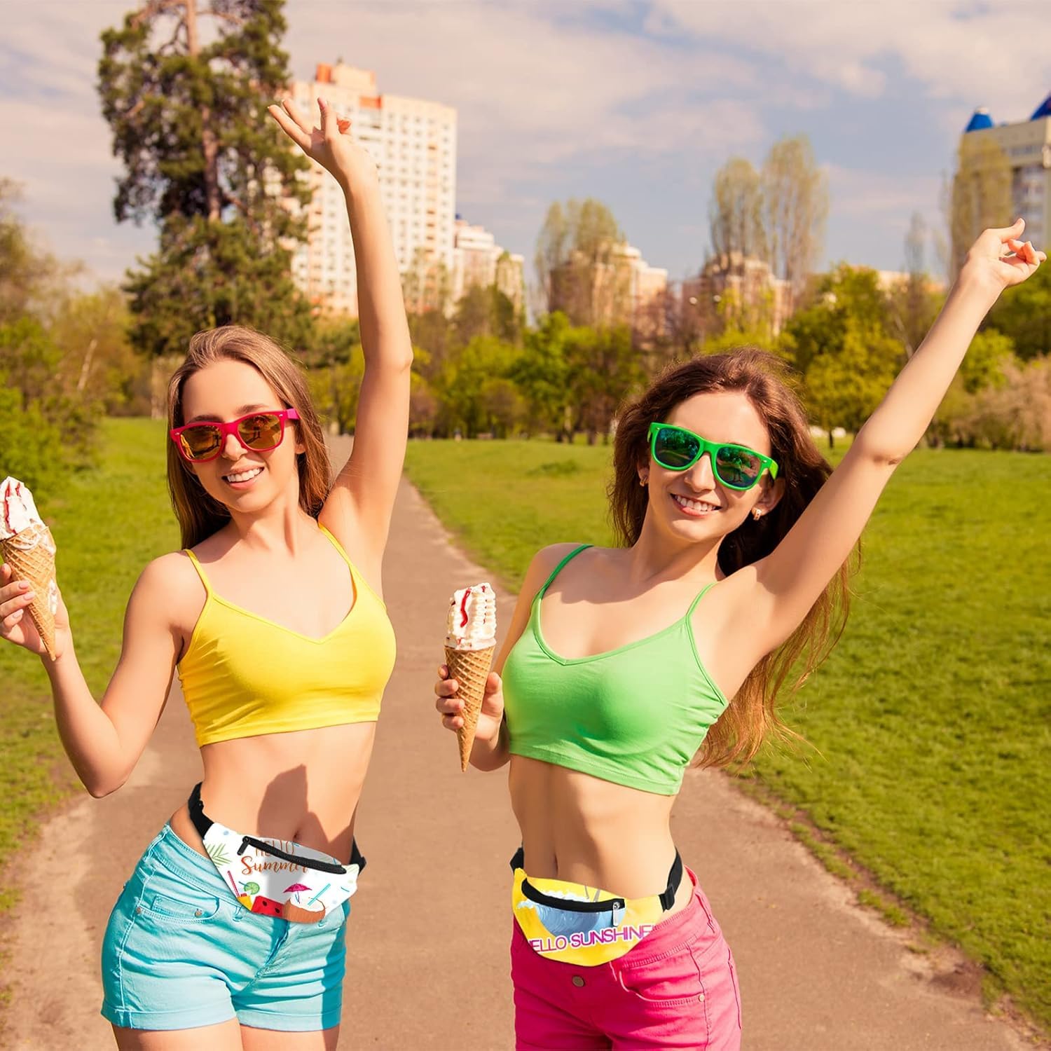 6 pz sublimazione vuoto donne uomini bianco corsa marsupio marsupio marsupio con cinghia regolabile zip stampa trasferimento di calore fai da te per escursionismo, viaggi, ciclismo, festival, sport