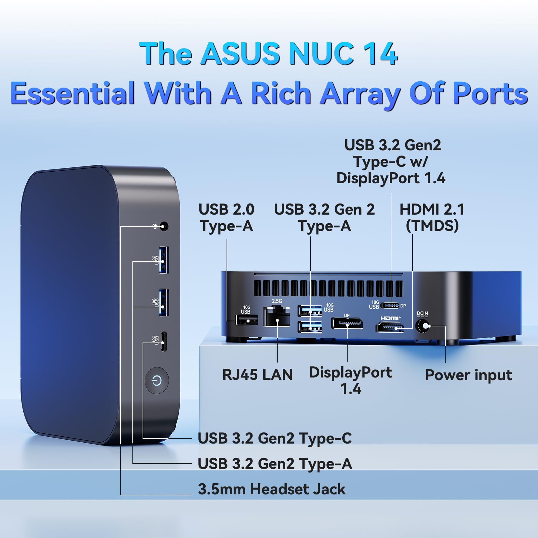 Amazon.com: Intel NUC 14 Essential, for ASUS NUC Mini PC, 16GB RAM