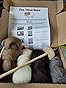 Hand Wool Spinning Starter Kit - Inclusief Drop Spindle, Instructies en 4 Shades of Heritage Sheep Wool rovings