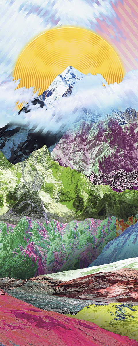 Komar Non-Woven Photo Wallpaper Mountain Top Panel 100 x 250 cm (Width x Height), Colourful - Image 2