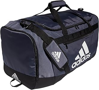 adidas Defender 4 Large Duffel Bag, Team Onix Grey, One Size
