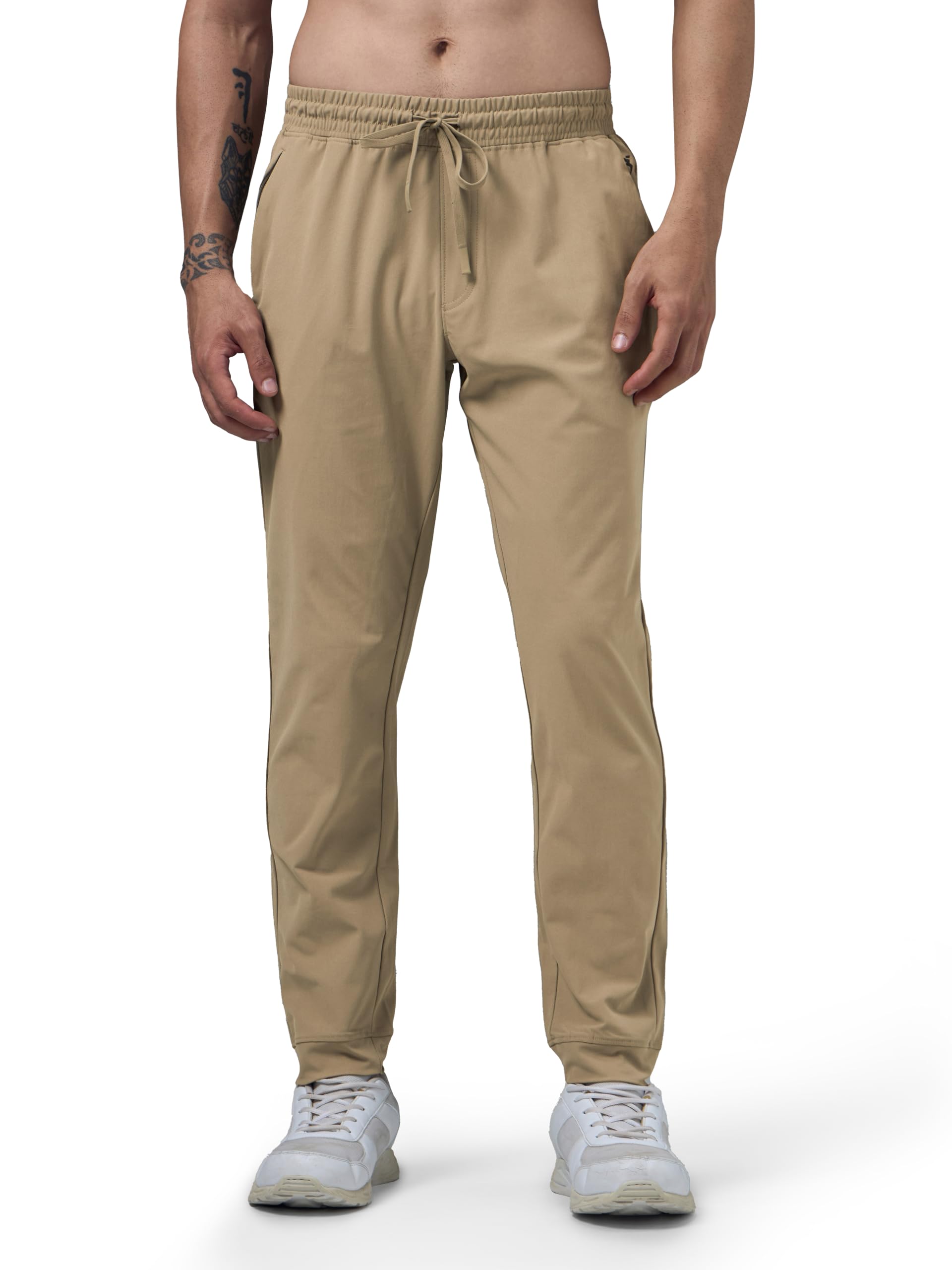 Men's Regular Fit Solid Jogger Pant with Duracool+ for Training, Running & Gym-image-32