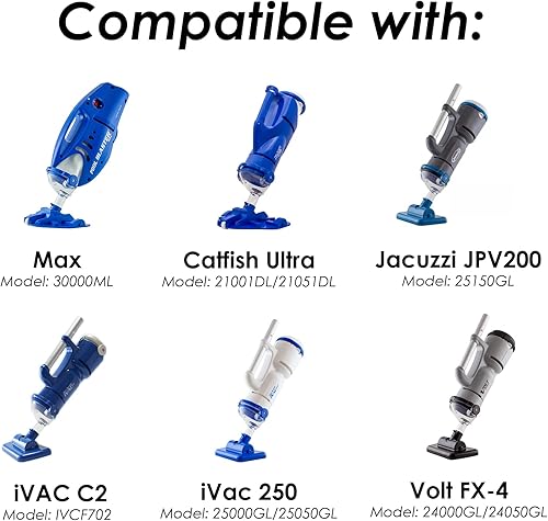 Miniatura 4 de RINMEE X-treme - Bolsa de filtro multicapa, compatible con Pool Blaster Max, Catfish Ultra, iVac 250, iVAC C2, Volt FX-4 y Jacuzzi JPV200, P30X022XF