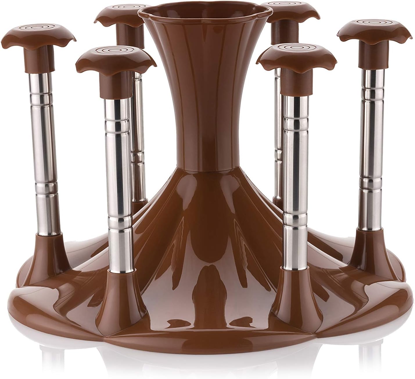 Delcasa Glass Stand, DC1151, 6 Pieces Assorted colour