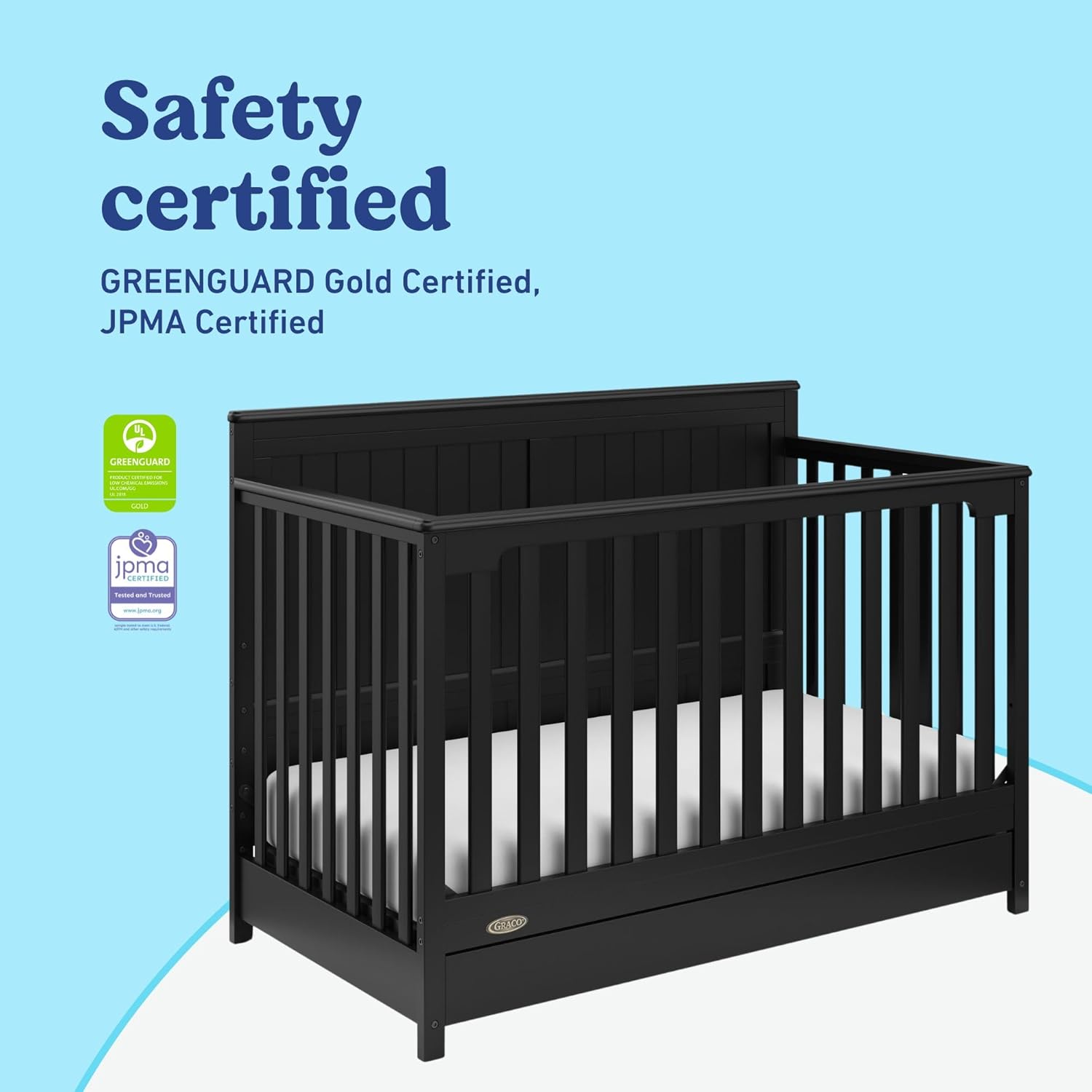 Graco Hadley 5-in-1 Convertible Crib with Drawer Liberia Ubuy